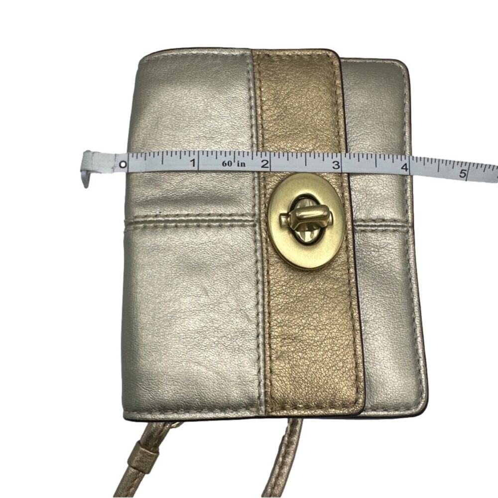COACH Silver Gold Crossbody - Picture 11 of 11